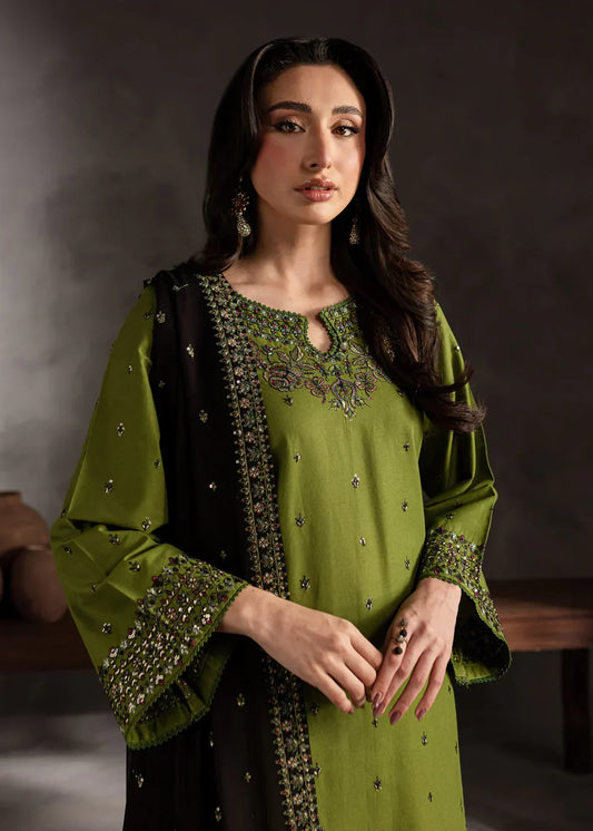 Ezzah 3Pc Lawn Embroidered
