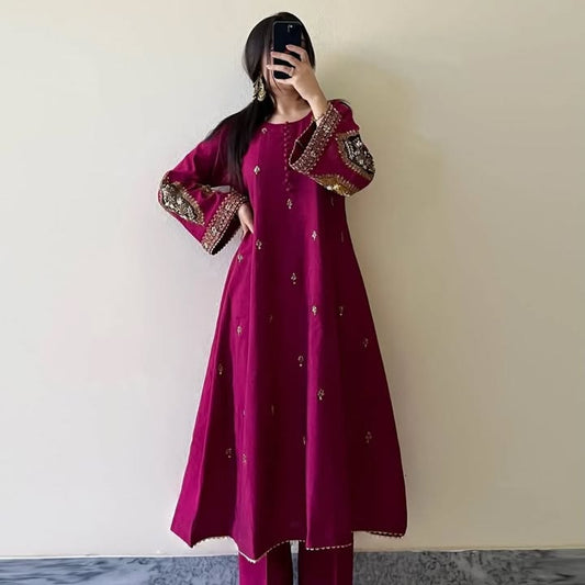 Zincorus 2 pcs Embroidered